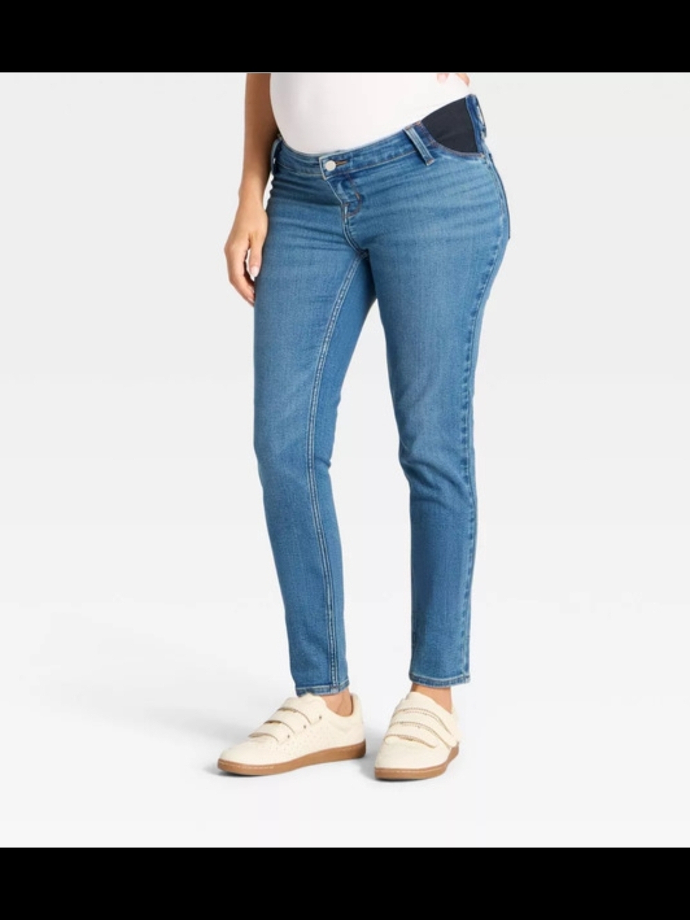Isabel Maternity Under The Belly Low-Rise Skinny Maternity Jean
